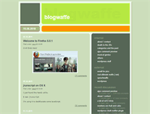 Tablet Screenshot of blogwaffe.com